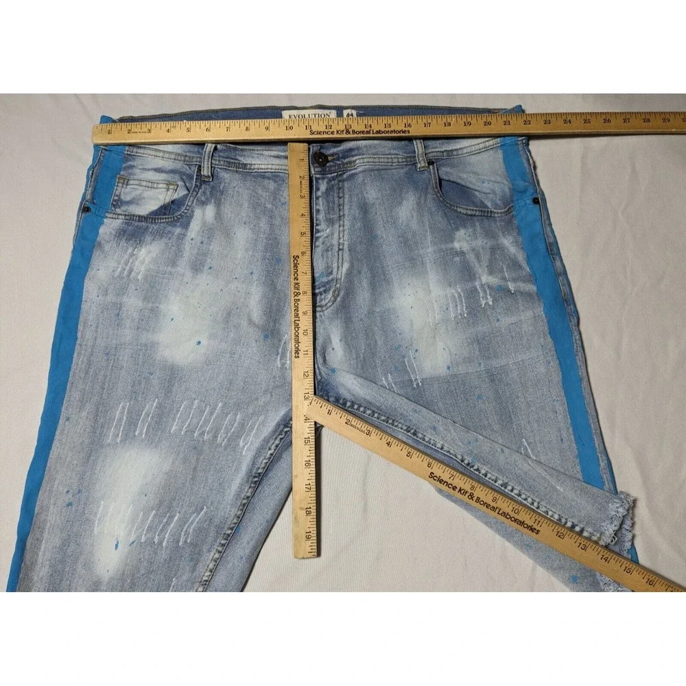 EVOLUTION IN DESIGN Men 44 Cotton Stretch Painter Splatter 13